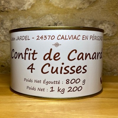 CONFIT de CANARD 4 Cuisses