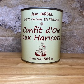 CONFIT D'OIE AUX HARICOTS 2/3 parts "Cassoulet Maison"