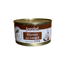 Rillettes pur Canard 200g "médaille d'Argent 2024"