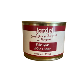 FOIE GRAS D'OIE ENTIER 190g Boite Médaille d'Argent PARIS 2017