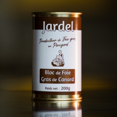 BLOC de FOIE GRAS de CANARD 200g