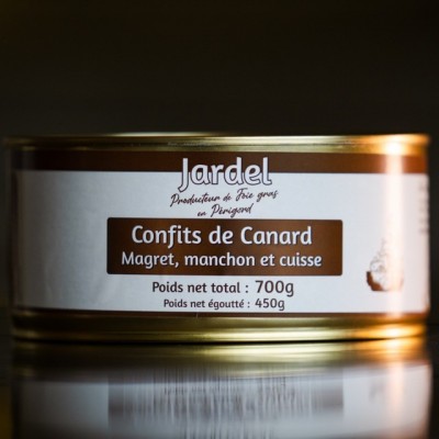 CONFIT de CANARD Magret et Manchon + 1 Cuisse