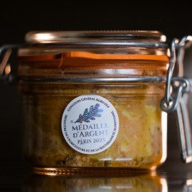 FOIE GRAS DE CANARD ENTIER 120g médaille d'Argent PARIS 2015