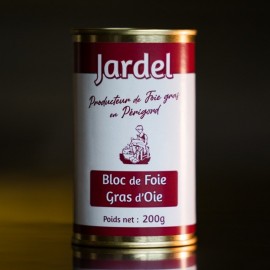 BLOC de FOIE GRAS d'OIE boite haute 200g