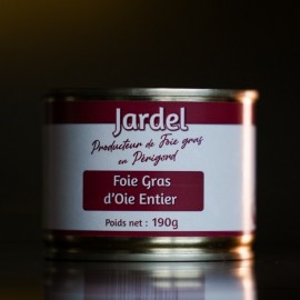 FOIE GRAS D'OIE ENTIER 190g Boite Médaille d'Argent PARIS 2017