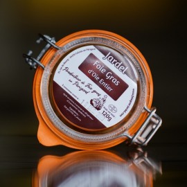 FOIE GRAS D'OIE ENTIER Bocal 120g Médaille d'Argent PARIS 2017
