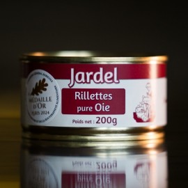 Rillettes pure Oie 200g "Médaille d'Argent 2018"