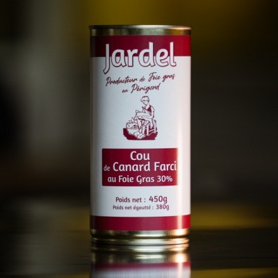 COU de CANARD FARCI au foie gras de Canard