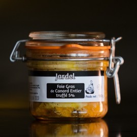 Foie Gras de Canard entier Truffé 5% 180g Médaille d'ARGENT Paris 2022