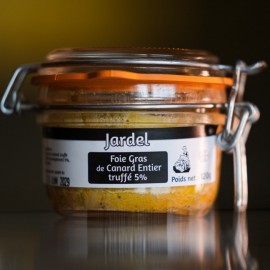 Foie Gras de Canard entier Truffé 5% 120g Médaille de bronze Paris 2020