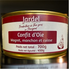 CONFIT D'OIE Magret et Manchon + 1 Cuisse 3 Parts