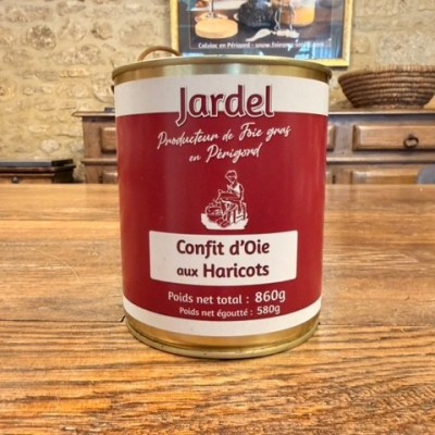 CONFIT D'OIE AUX HARICOTS 2/3 parts "Cassoulet Maison"