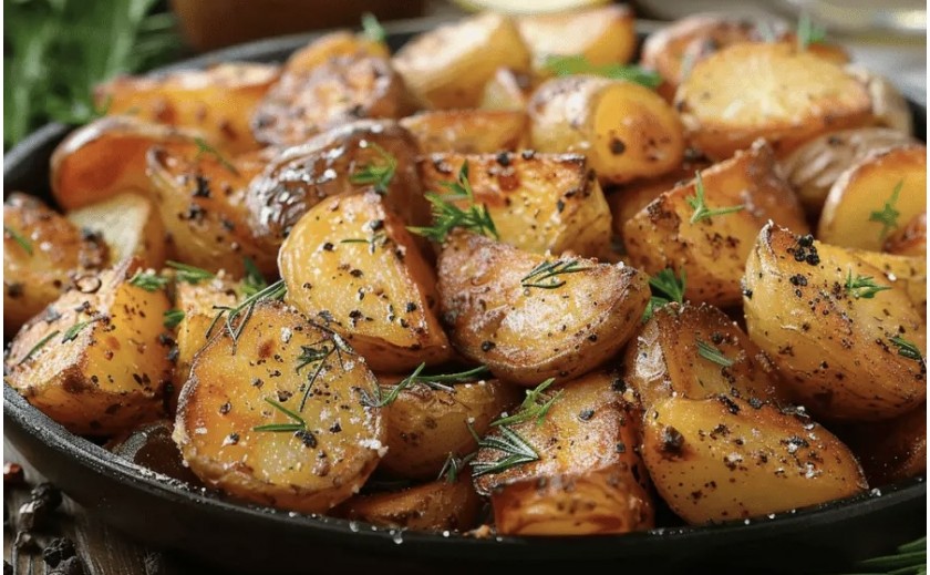 Confit de canard aux pommes de terre Sarladaise
